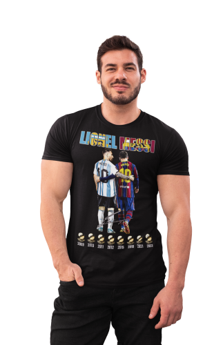 MĘSKA KOSZULKA PIŁKA NOŻNA LIONEL MESSI ZŁOTA PIŁKA 8