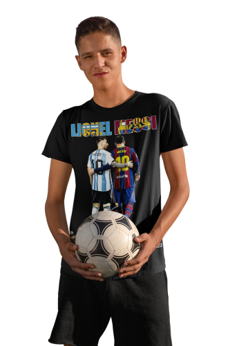 MĘSKA KOSZULKA PIŁKA NOŻNA LIONEL MESSI ZŁOTA PIŁKA 9