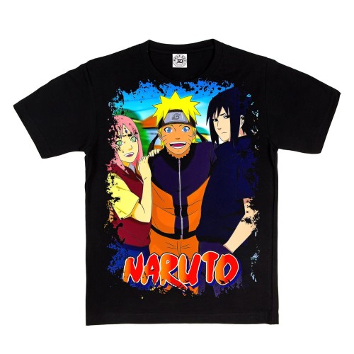 DZIECIĘCA BAWEŁNIANA KOSZULKA NARUTO ANIME MANGA NINJA 2