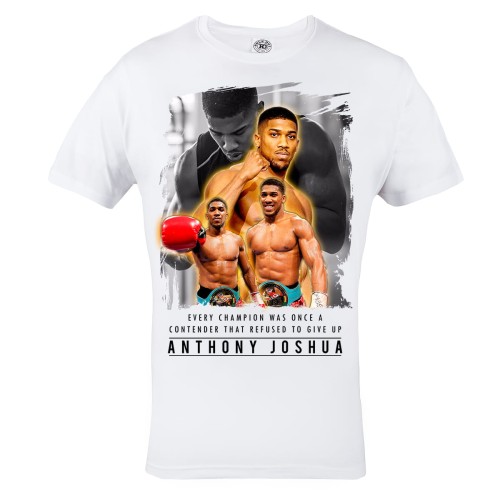 KOSZULKA ANTHONY JOSHUA EVERY CHAMPION WAS ONCE CONTENDER THAT REFUSED TO GIVE UP 