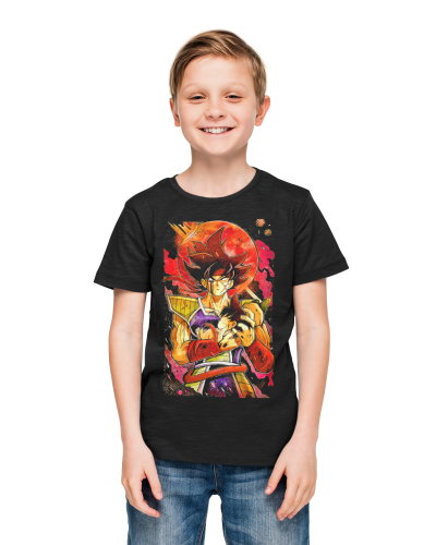 DZIECIĘCA BAWEŁNIANA KOSZULKA ANIME DRAGON BALL MANGA SON GOKU 4