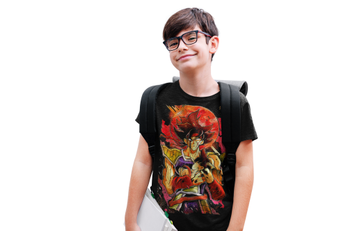 DZIECIĘCA BAWEŁNIANA KOSZULKA ANIME DRAGON BALL MANGA SON GOKU 5