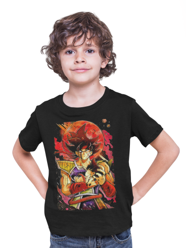 DZIECIĘCA BAWEŁNIANA KOSZULKA ANIME DRAGON BALL MANGA SON GOKU 3
