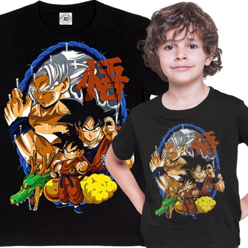 DZIECIĘCA BAWEŁNIANA KOSZULKA ANIME DRAGON BALL KULTOWA MANGA  1