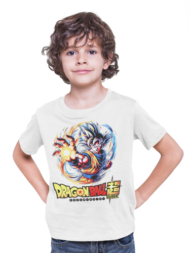 DZIECIĘCA BAWEŁNIANA KOSZULKA ANIME DRAGON BALL SUPER MANGA GOKU 3