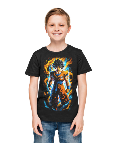 DZIECIĘCA BAWEŁNIANA KOSZULKA ANIME DRAGON BALL MANGA GOKU 4