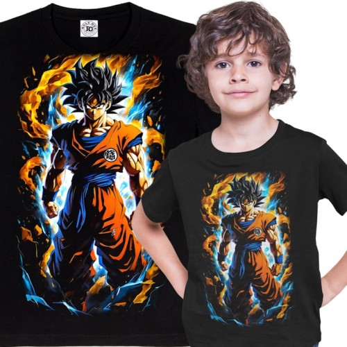DZIECIĘCA BAWEŁNIANA KOSZULKA ANIME DRAGON BALL MANGA GOKU 1