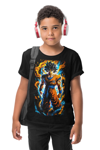 DZIECIĘCA BAWEŁNIANA KOSZULKA ANIME DRAGON BALL MANGA GOKU 7