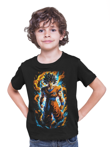 DZIECIĘCA BAWEŁNIANA KOSZULKA ANIME DRAGON BALL MANGA GOKU 3