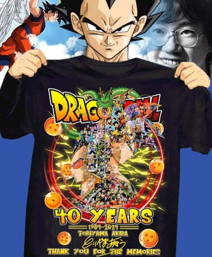 MĘSKA KOSZULKA DRAGON BALL 40 LAT MANGI ANIME AKIRA TORIYAMA 2