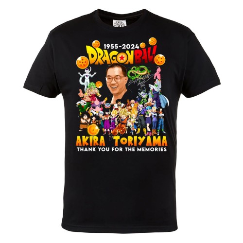 MĘSKA KOSZULKA DRAGON BALL MANGA ANIME AKIRA TORIYAMA THANK YOU FOR THE MEMORIES 3
