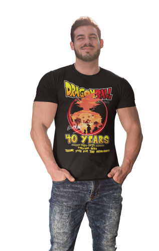 MĘSKA KOSZULKA DRAGON BALL 40 LAT MANGI ANIME AKIRA TORIYAMA 8