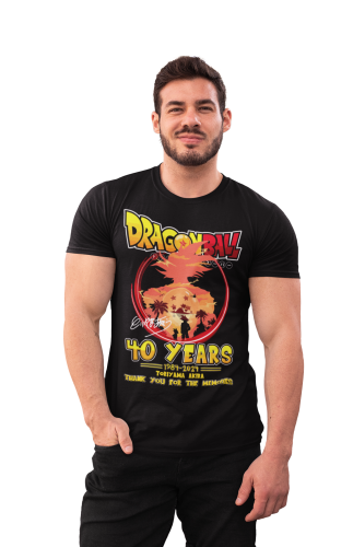 MĘSKA KOSZULKA DRAGON BALL 40 LAT MANGI ANIME AKIRA TORIYAMA 9