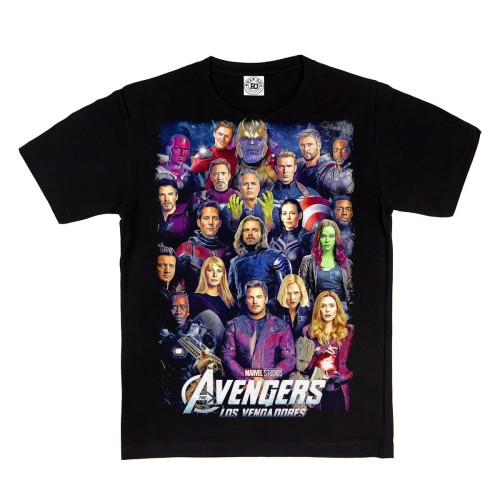 DZIECIĘCA BAWEŁNIANA KOSZULKA FILMOWA AVENGERS MARVEL POSTACIE 2