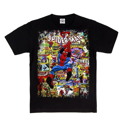 DZIECIĘCA BAWEŁNIANA KOSZULKA KOMIKSOWA SPIDER-MAN KOMIKSY MARVELA 2