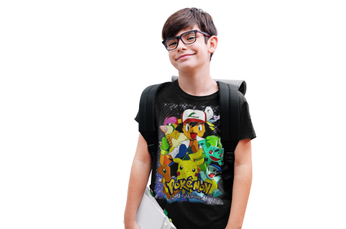 DZIECIĘCA KOSZULKA NA PREZENT ASH PIKACHU POKEMONY 5