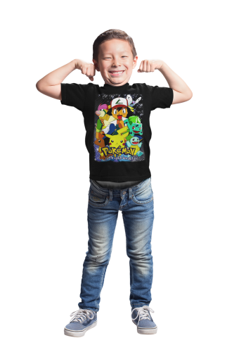DZIECIĘCA KOSZULKA NA PREZENT ASH PIKACHU POKEMONY 6