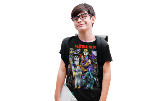 DZIECIĘCA BAWEŁNIANA KOSZULKA NA PREZENT GRA ROBLOX 5