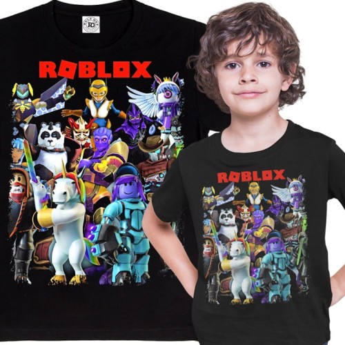 DZIECIĘCA BAWEŁNIANA KOSZULKA NA PREZENT GRA ROBLOX 1