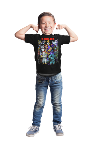 DZIECIĘCA BAWEŁNIANA KOSZULKA NA PREZENT GRA ROBLOX 6