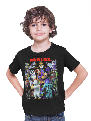 DZIECIĘCA BAWEŁNIANA KOSZULKA NA PREZENT GRA ROBLOX 3