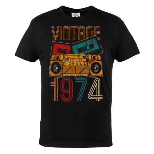 KOSZULKA PREZENT NA 50 URODZINY DLA FACETA 1974 VINTAGE TORBA GRATIS 2