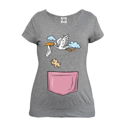 KOSZULKA CIĄŻOWA DAMSKA BABY 01 