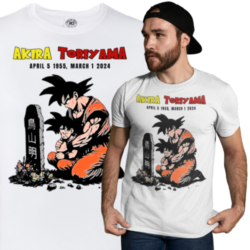 MĘSKA KOSZULKA DRAGON BALL MANGA ANIME AKIRA TORIYAMA GOKU I GOHAN 1