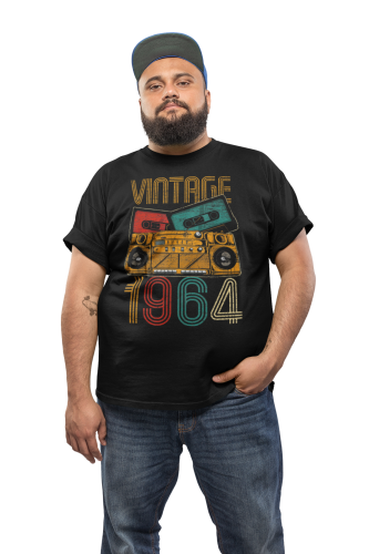 KOSZULKA PREZENT NA 60 URODZINY DLA FACETA 1964 VINTAGE TORBA GRATIS 5