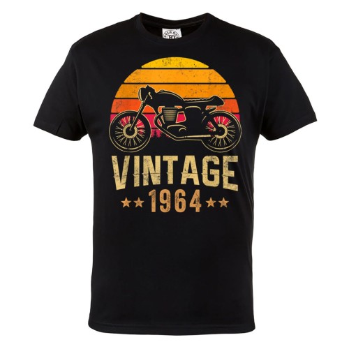 KOSZULKA PREZENT NA 60 URODZINY DLA FACETA MOTOCYKLISTY 1964 VINTAGE TORBA GRATIS 2