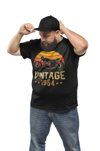 KOSZULKA PREZENT NA 60 URODZINY DLA FACETA MOTOCYKLISTY 1964 VINTAGE TORBA GRATIS 4