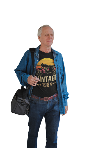 KOSZULKA PREZENT NA 60 URODZINY DLA FACETA MOTOCYKLISTY 1964 VINTAGE TORBA GRATIS 6