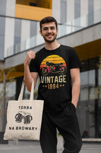 KOSZULKA PREZENT NA 30 URODZINY DLA FACETA MOTOCYKLISTY 1994 VINTAGE TORBA GRATIS 9