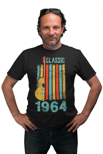 KOSZULKA PREZENT NA 60 URODZINY DLA FACETA GITARZYSTY 1964 CLASSIC TORBA GRATIS 8
