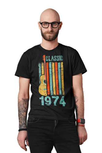 KOSZULKA PREZENT NA 50 URODZINY DLA FACETA GITARZYSTY 1974 CLASSIC TORBA GRATIS 3
