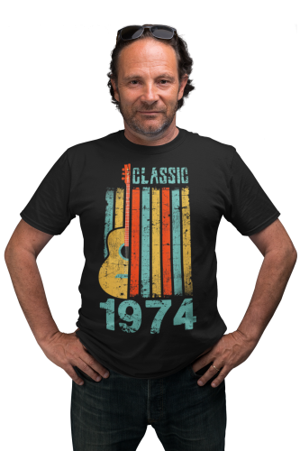 KOSZULKA PREZENT NA 50 URODZINY DLA FACETA GITARZYSTY 1974 CLASSIC TORBA GRATIS 8