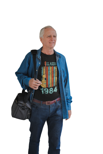 KOSZULKA PREZENT NA 40 URODZINY DLA FACETA GITARZYSTY 1984 CLASSIC TORBA GRATIS 6