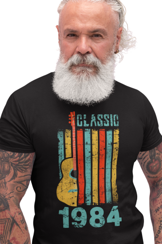 KOSZULKA PREZENT NA 40 URODZINY DLA FACETA GITARZYSTY 1984 CLASSIC TORBA GRATIS 7
