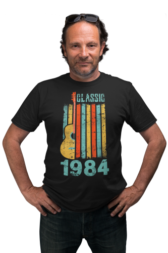 KOSZULKA PREZENT NA 40 URODZINY DLA FACETA GITARZYSTY 1984 CLASSIC TORBA GRATIS 8