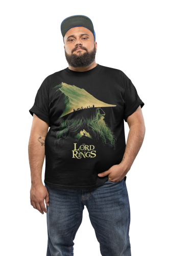 MĘSKA KOSZULKA DLA FANA KULTOWA SERIA FILM WŁADCA PIERŚCIENI 6