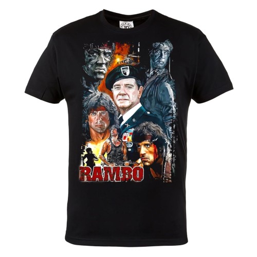 MĘSKA KOSZULKA FILMOWA JOHN RAMBO LEGENDARNY FILM 2