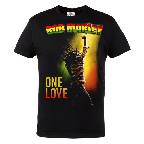 MĘSKA KOSZULKA Z NADRUKIEM FILMOWYM BOB MARLEY ONE LOVE 2