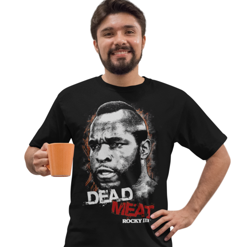 MĘSKA KOSZULKA FILMOWA ROCKY III DEAD MEAT 9