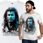 MĘSKA KOSZULKA FILMOWA BRAVEHEART WALECZNE SERCE MEL GIBSON