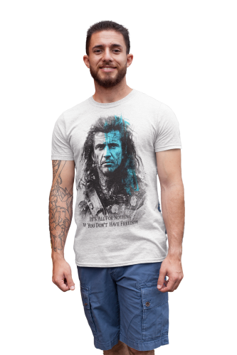 MĘSKA KOSZULKA FILMOWA BRAVEHEART WALECZNE SERCE MEL GIBSON 4