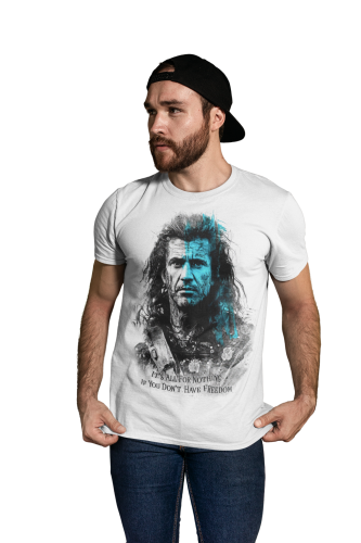 MĘSKA KOSZULKA FILMOWA BRAVEHEART WALECZNE SERCE MEL GIBSON 3