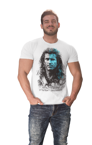 MĘSKA KOSZULKA FILMOWA BRAVEHEART WALECZNE SERCE MEL GIBSON 7