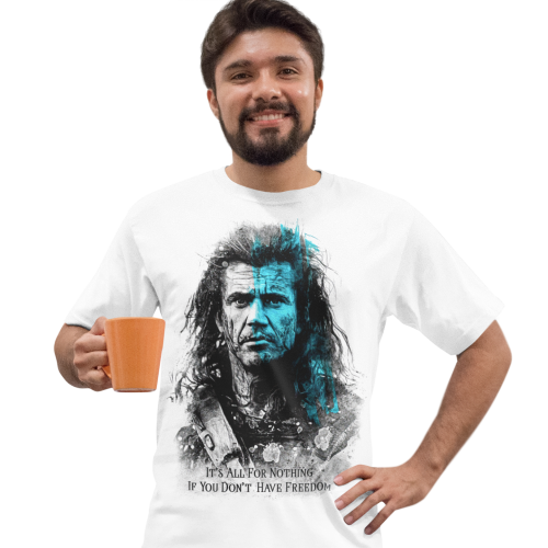 MĘSKA KOSZULKA FILMOWA BRAVEHEART WALECZNE SERCE MEL GIBSON 9