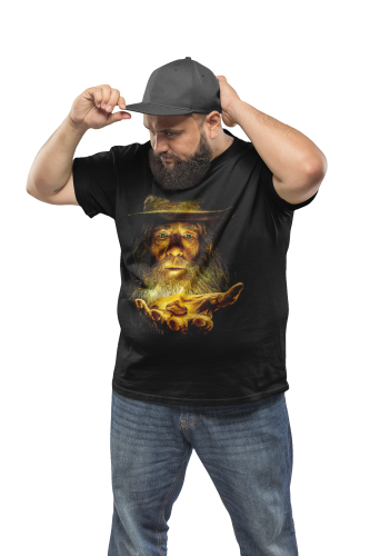 MĘSKA KOSZULKA DLA FANA KULTOWA SERIA FILM WŁADCA PIERŚCIENI GANDALF 5