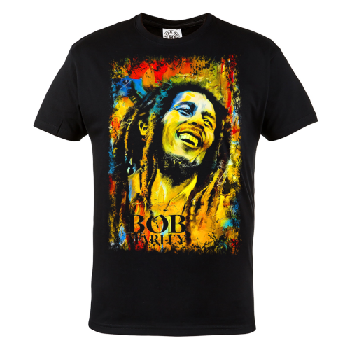 MĘSKA KOSZULKA Z NADRUKIEM FILMOWYM BOB MARLEY ONE LOVE 2